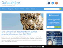 Tablet Screenshot of gaiasphere.fr